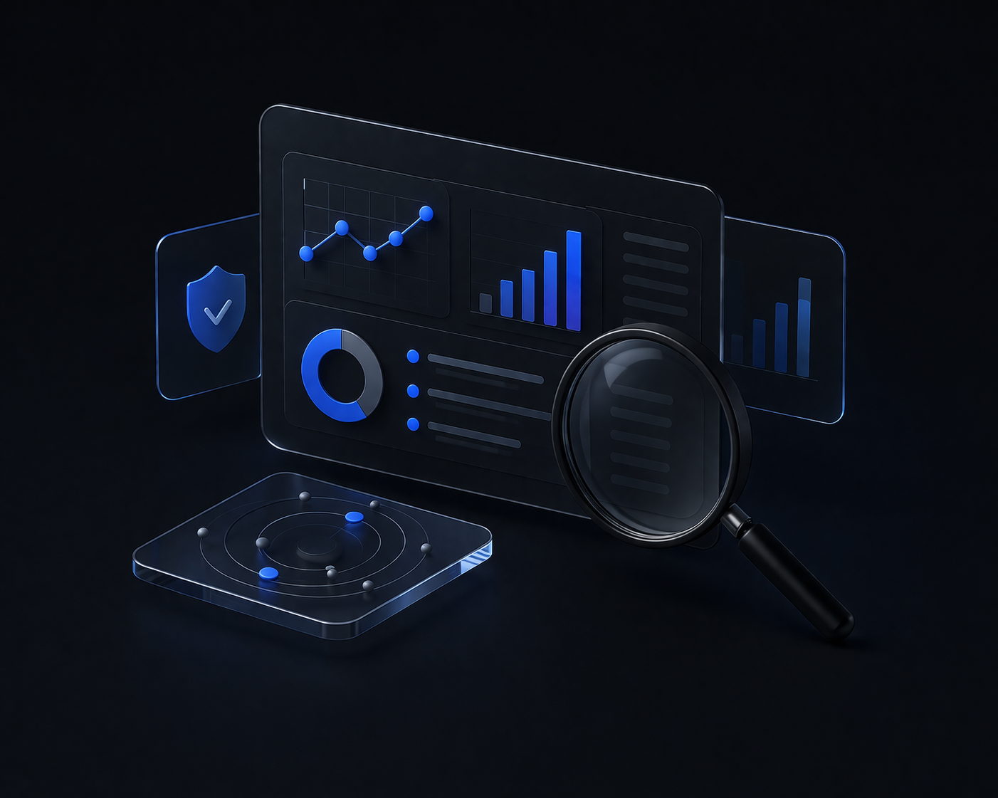 Illustration representing recurring lifecycle assurance and monitoring.